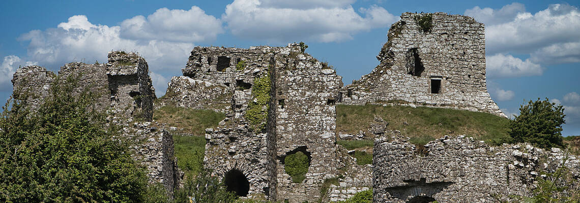 Rock of Dunamase: Burgruine mit Ausblick in Laois